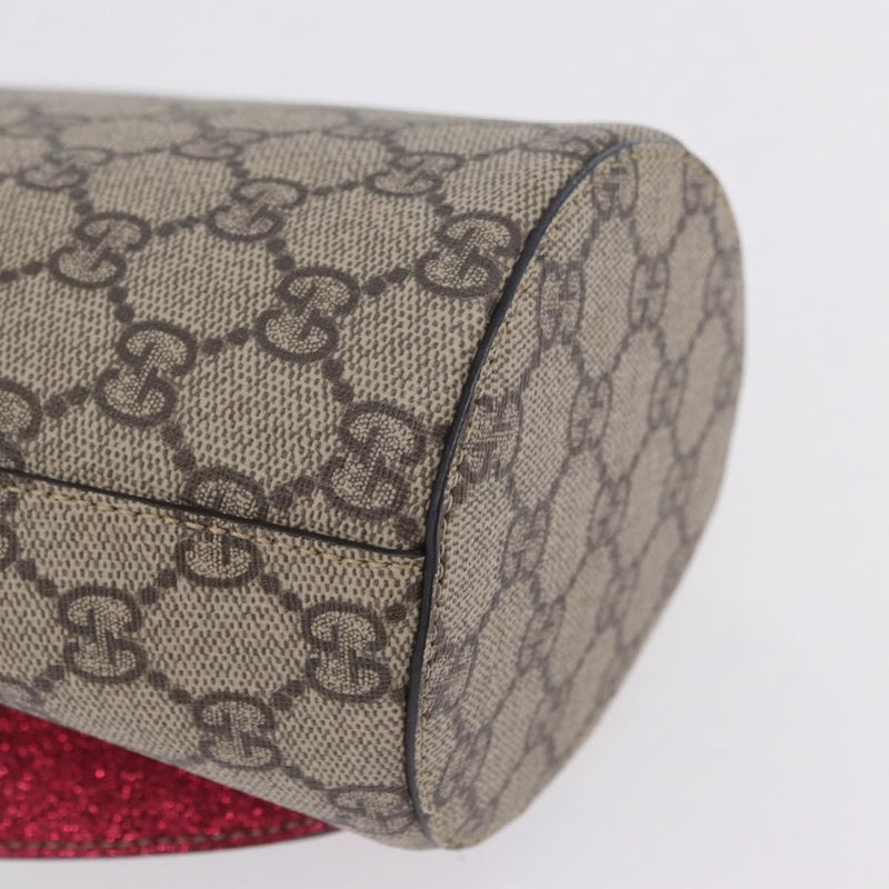 Gucci Childrens Convertible Gg Coated Canvas With Applique Beige Bag