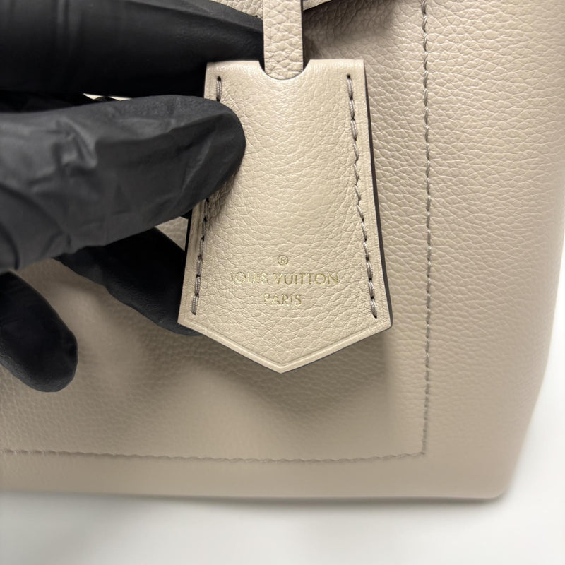 Louis Vuitton Lockme Ever Leather Beige Bag