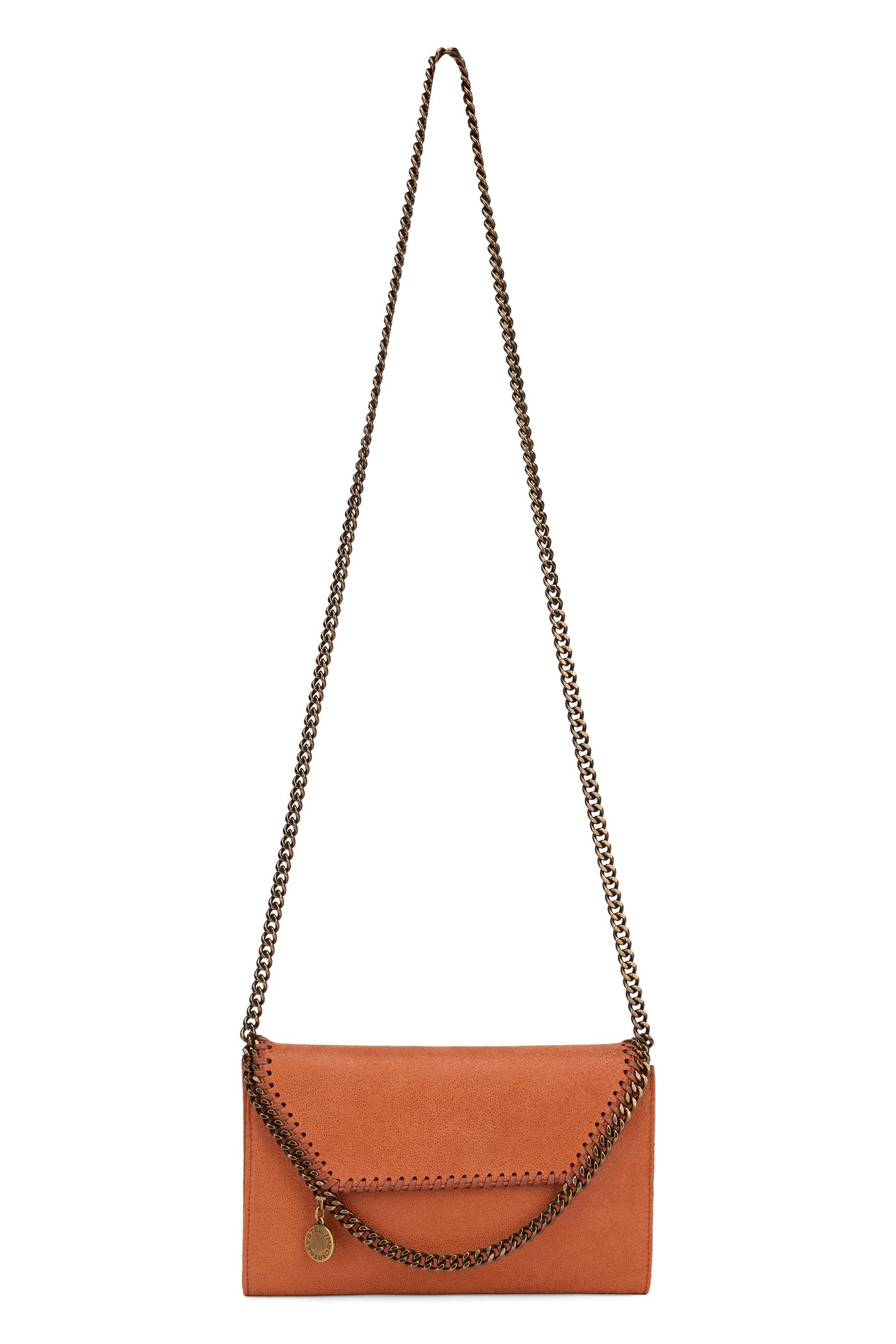 Stella Mccartney Falabella Shoulder Bag — Orange Polyester