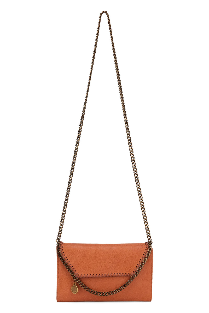 Stella Mccartney Falabella Shoulder Bag — Orange Polyester