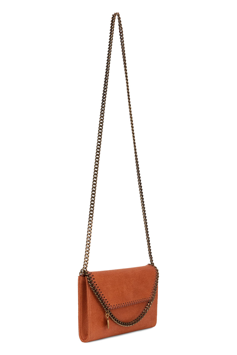 Stella Mccartney Falabella Shoulder Bag — Orange Polyester