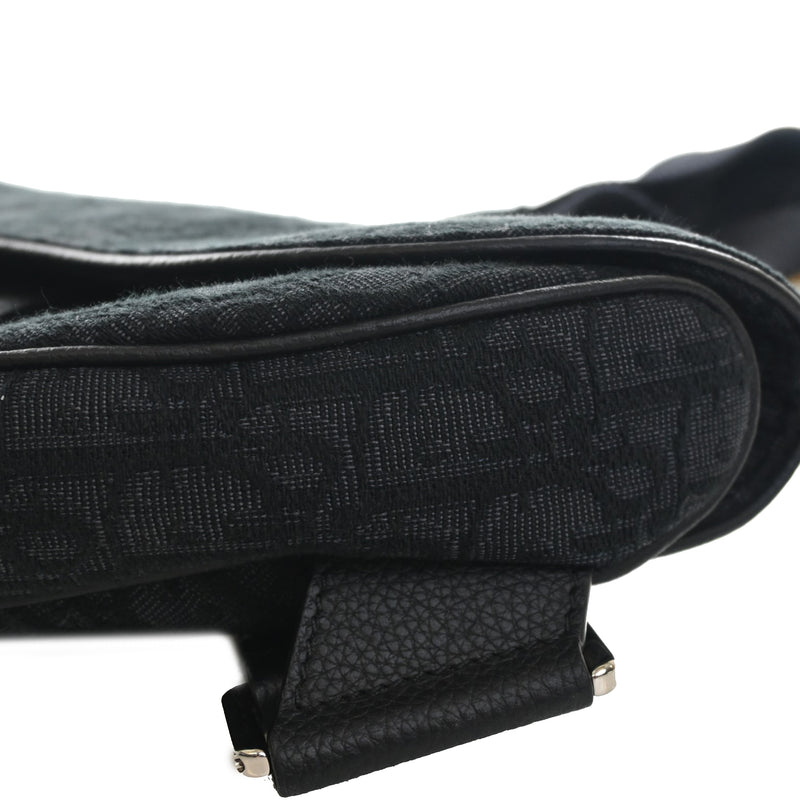 Oblique Canvas Saddle Crossbody - Image 12