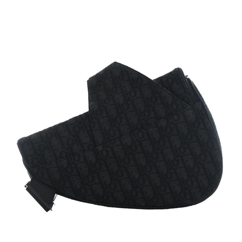 Oblique Canvas Saddle Crossbody - Image 3