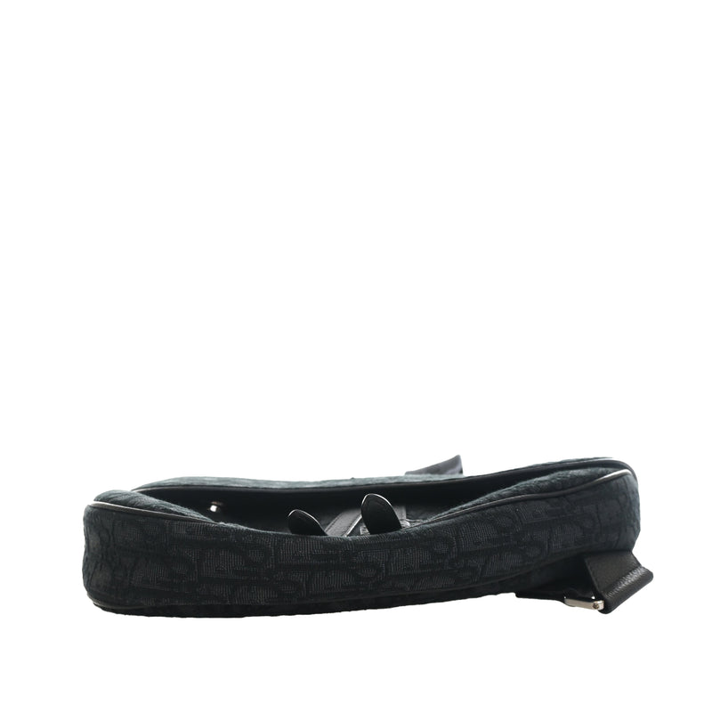 Oblique Canvas Saddle Crossbody - Image 4