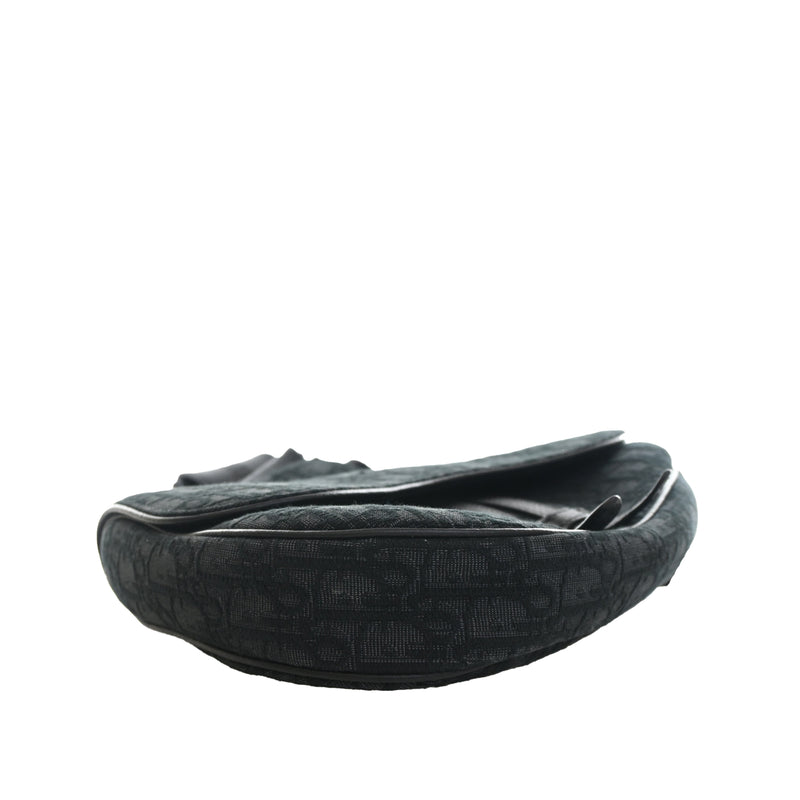 Oblique Canvas Saddle Crossbody - Image 5