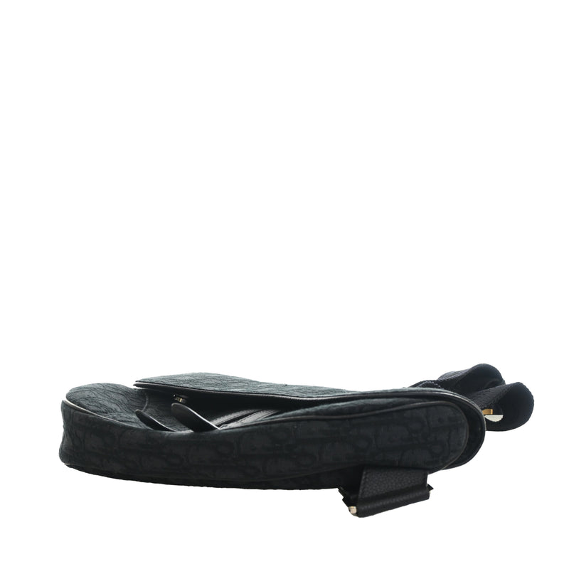 Oblique Canvas Saddle Crossbody - Image 6