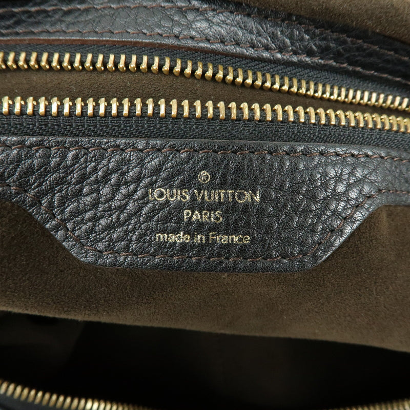 Louis Vuitton Selene Mahina Leather Black Bag