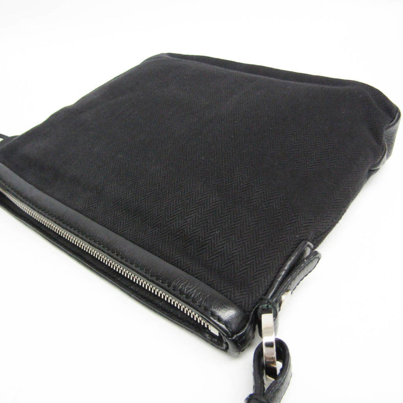 Bvlgari Open Hobo Leather Black