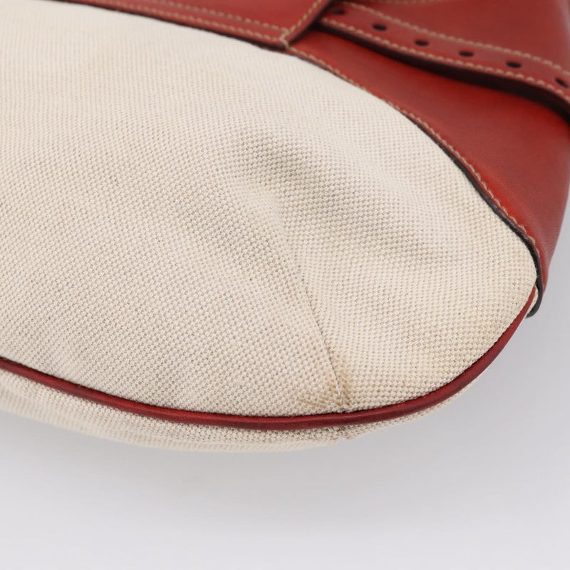 Gucci Horsebit Gg Canvas And Leather Beige Bag