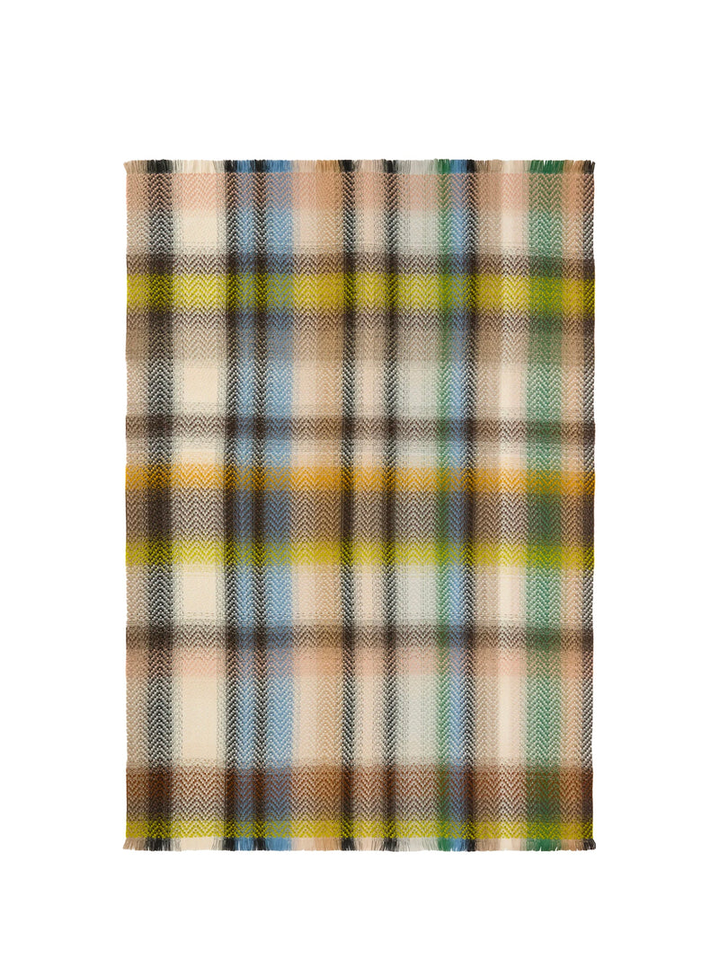 Missoni Multicolor Patterned Wool & Acrylic Scarf — Acrylic; Ovis Aries Scarfs