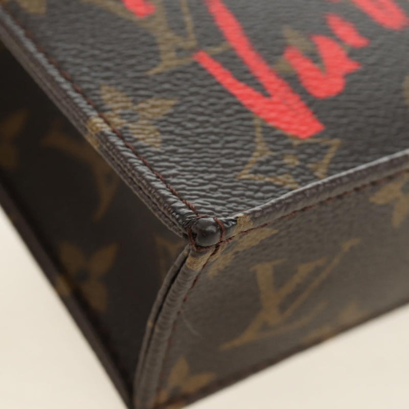 Louis Vuitton Petit Sac Plat Limited Edition Fall Love Monogram Canvas Brown Bag