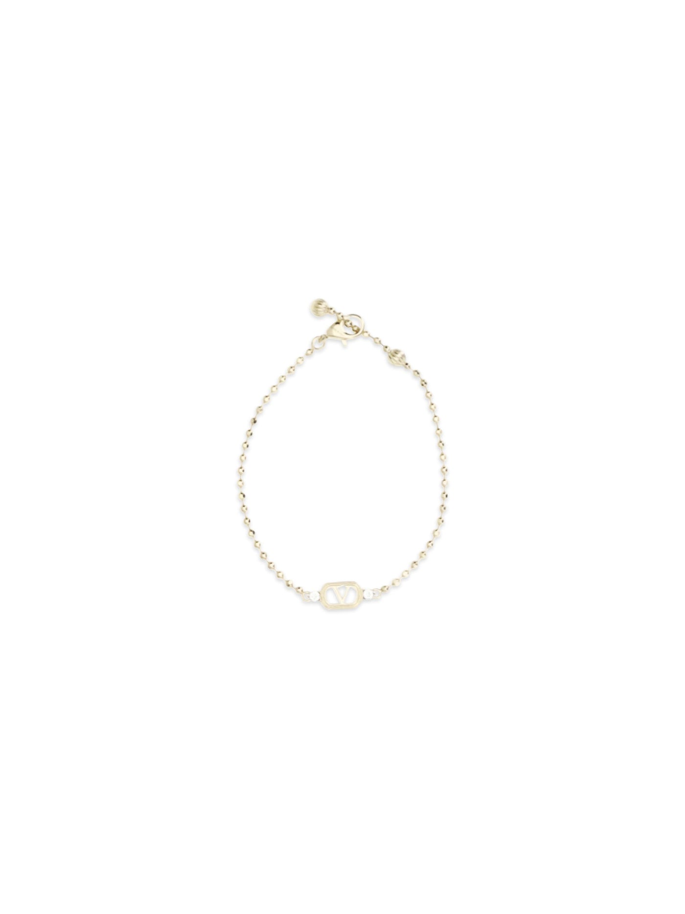 Valentino Garavani Ovalette Bracelet — Gold Metal Bracelets