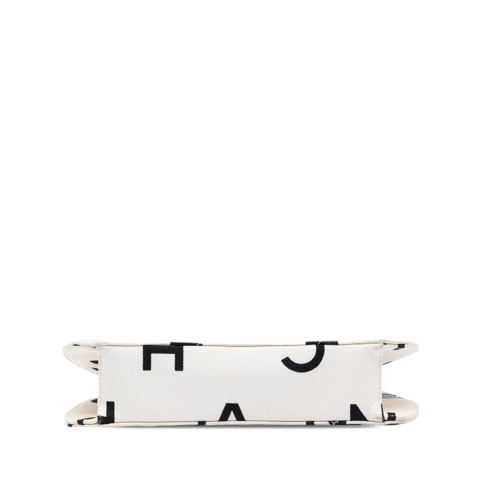 CC Quilted Printed Canvas Coco Logo Chain Flap - Image 3