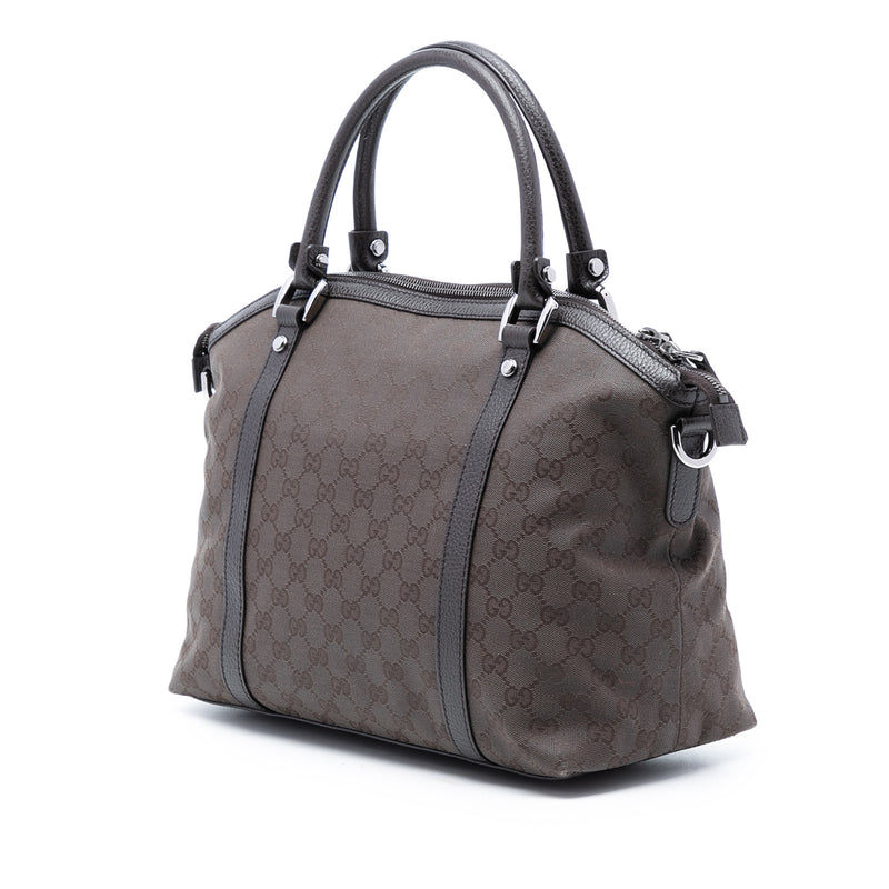 GG Canvas Charm Dome Satchel - Image 2