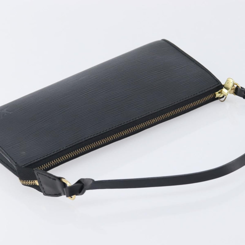 Louis Vuitton Pochette Accessoires Epi Leather Black Bag