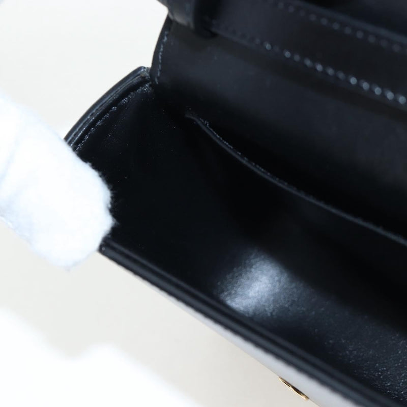 Celine Triomphe Smooth Calfskin Black Leather Bag
