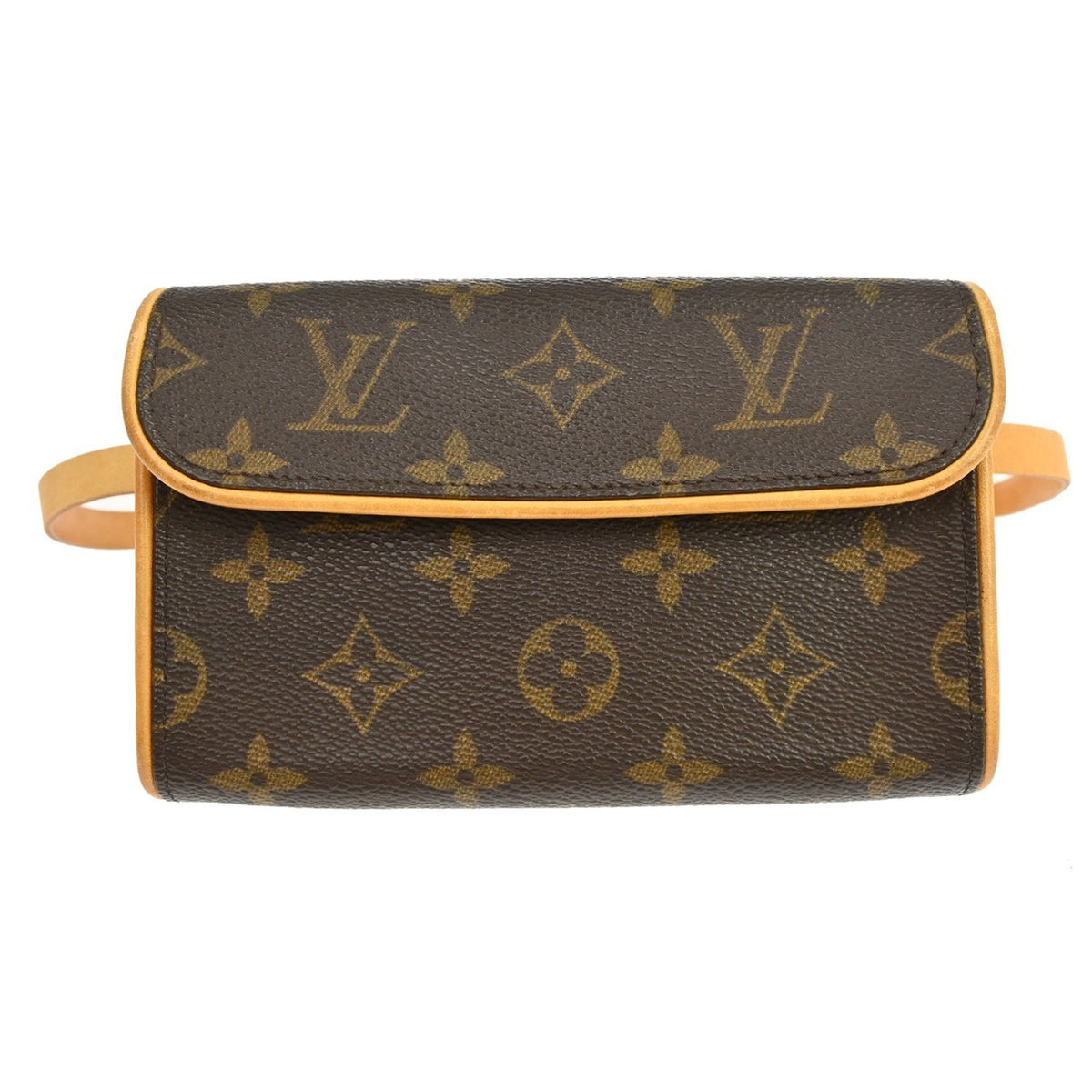 Louis Vuitton Florentine Waist Monogram Canvas Brown Bag