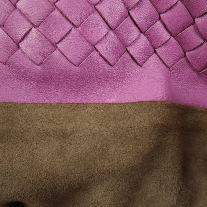 Bottega Veneta Garda Intrecciato Nappa Purple Leather Bag