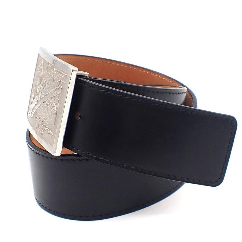 Louis Vuitton Voyage Buckle Belt Leather Black