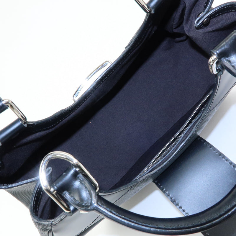 Louis Vuitton Montaigne Sac Epi Leather Black Bag