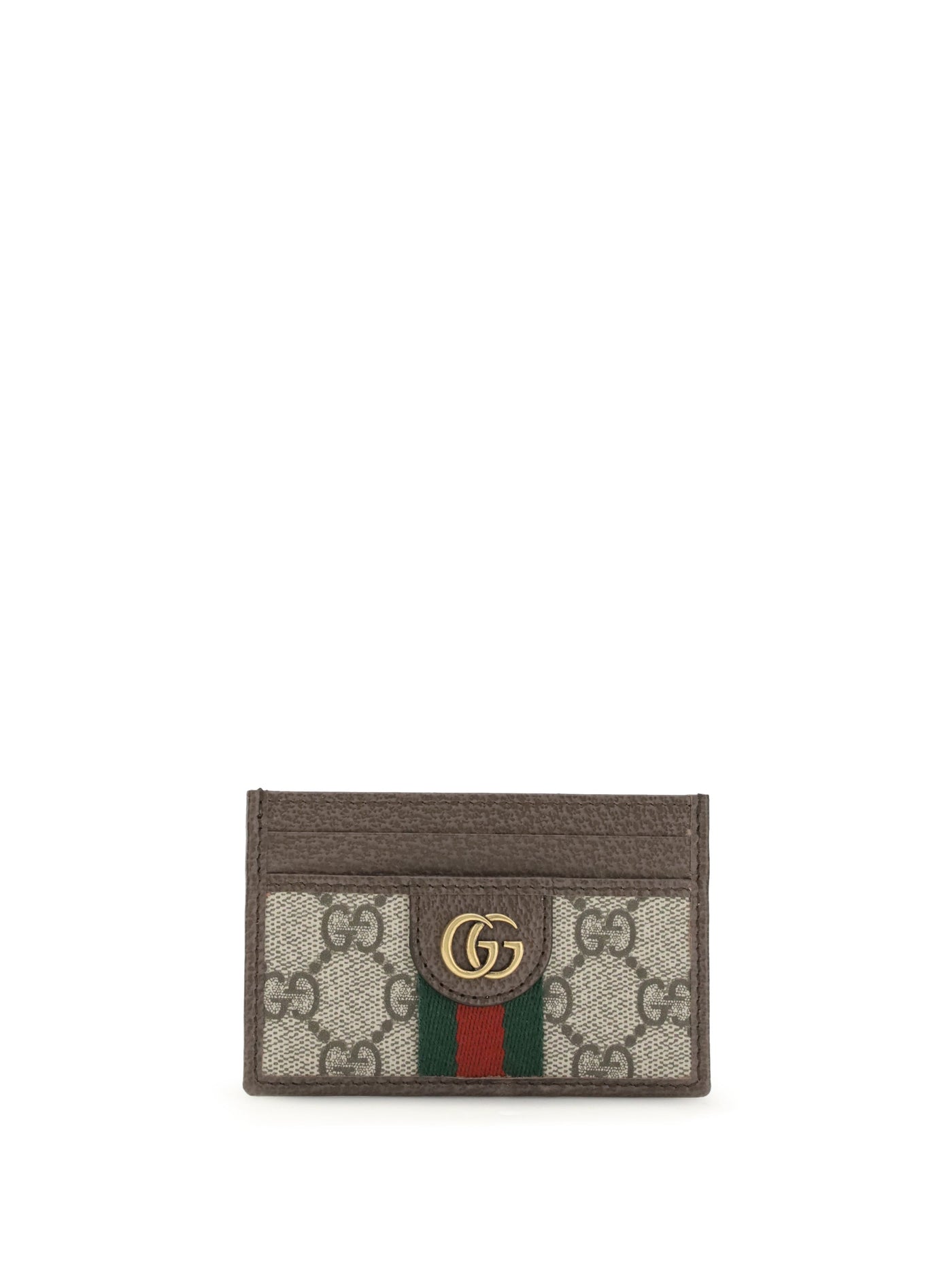 Gucci Ophidia Card Case — Brown Polyurethane Cases
