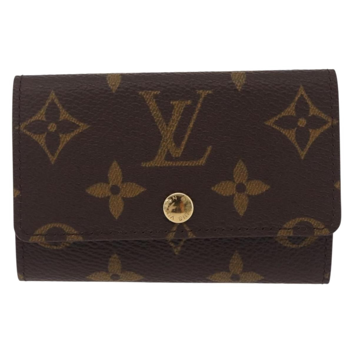 Louis Vuitton Key Case Monogram Canvas Brown Accessory
