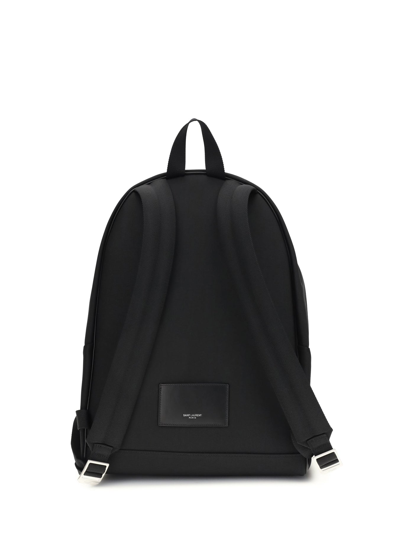Saint Laurent City Backpack — Black Fabric