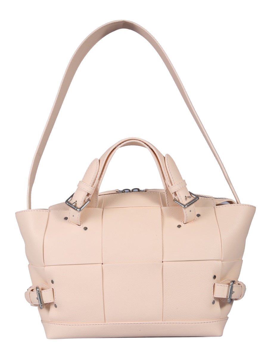 Bottega Veneta Quilted Leather Shoulder Bag — Beige