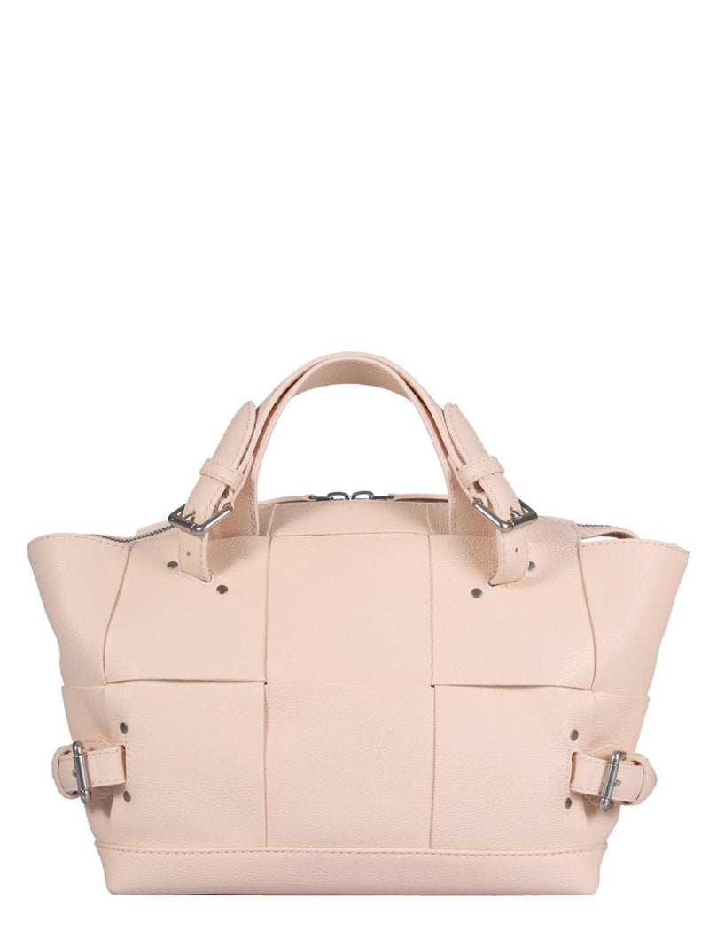 Bottega Veneta Quilted Leather Shoulder Bag — Beige
