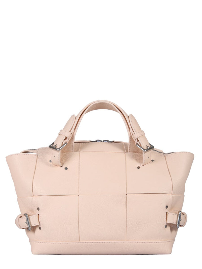 Bottega Veneta Quilted Leather Shoulder Bag — Beige