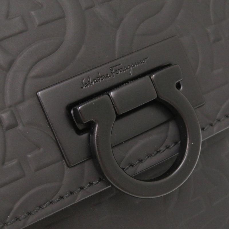 Gancini Embossed Leather Phone Pouch Crossbody - Image 12
