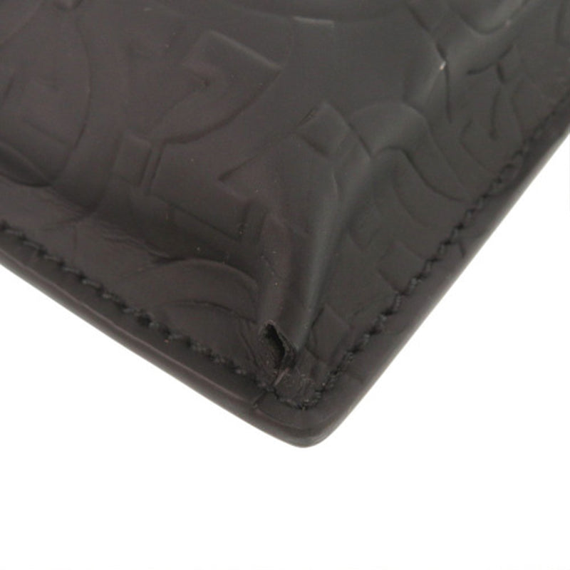 Gancini Embossed Leather Phone Pouch Crossbody - Image 8