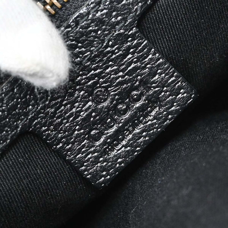 Gucci Piston Lock Jackie Hobo Gg Canvas Black