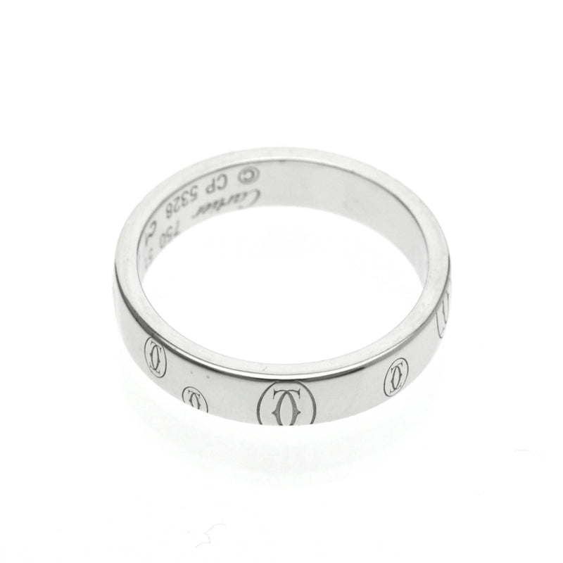 Cartier Logo De Band 18k White Gold Silver White_gold Bijoux