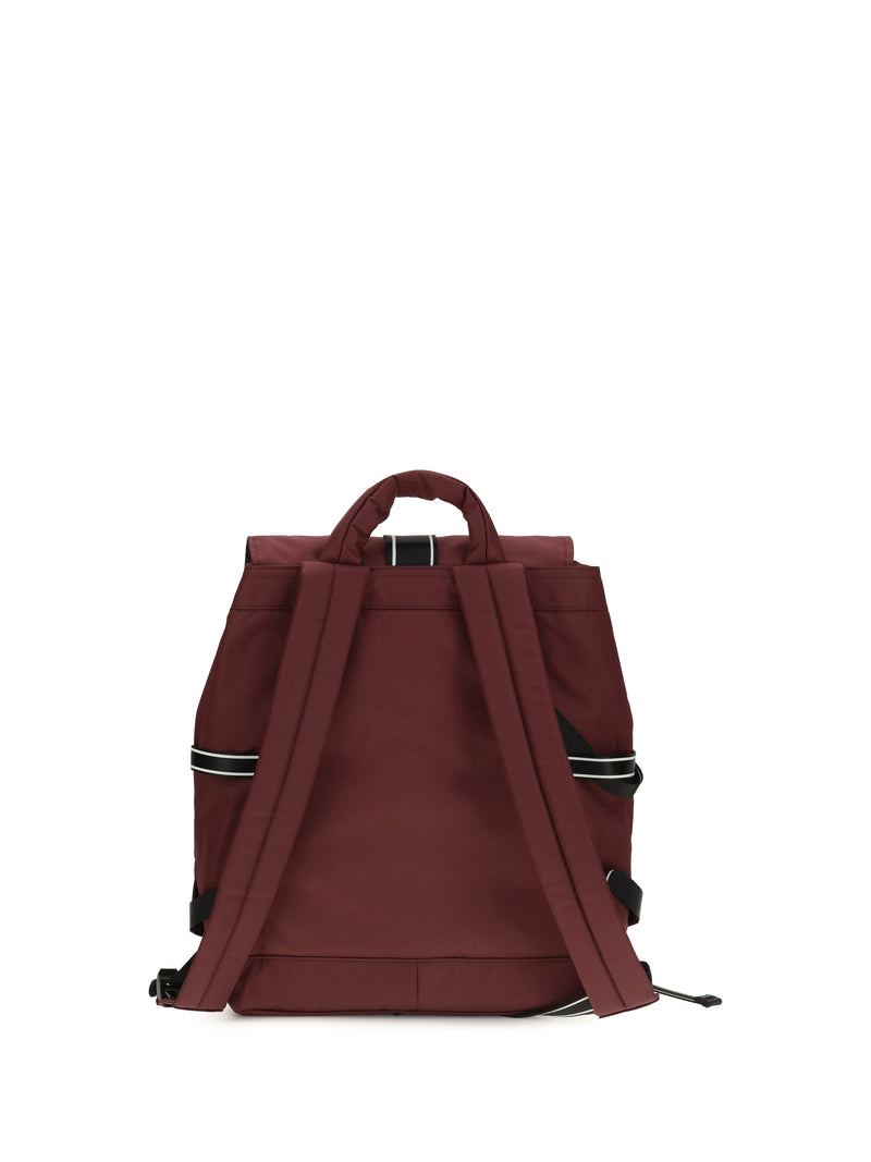 Ganni Re-Tech Recycled Polyamide Backpack — Red