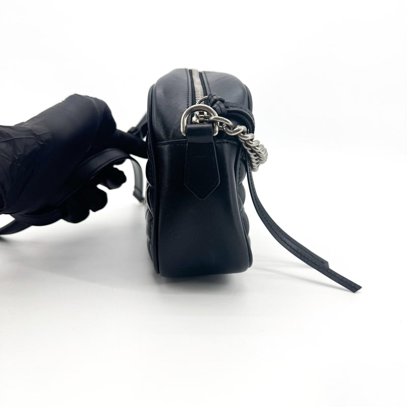 Gucci Gg Marmont Matelasse Leather Black Bag
