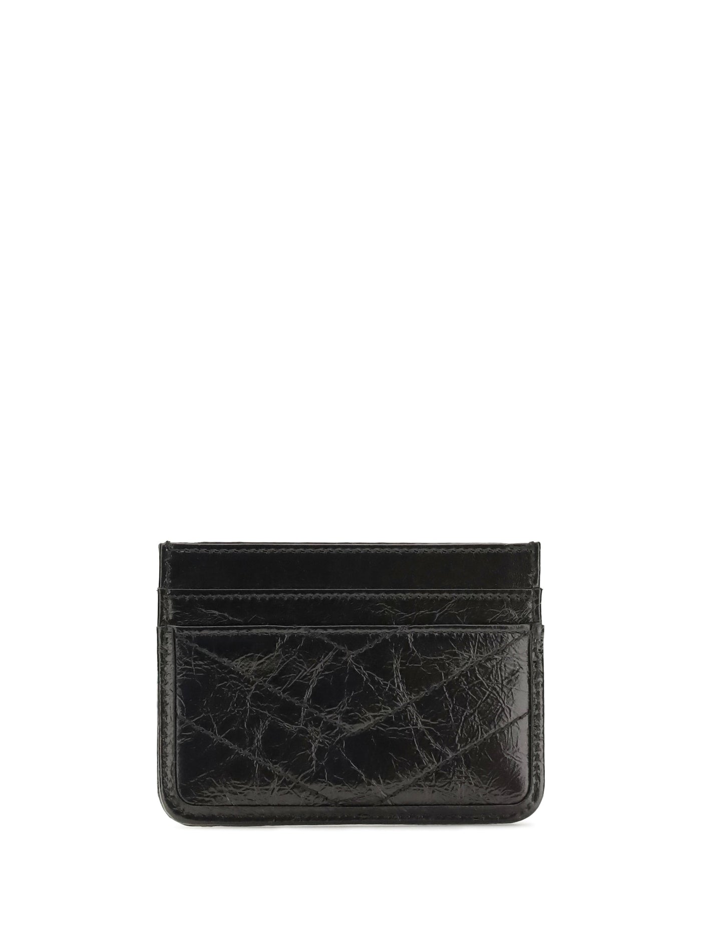 Saint Laurent Niki Card Case — Black Calf Leather Cases