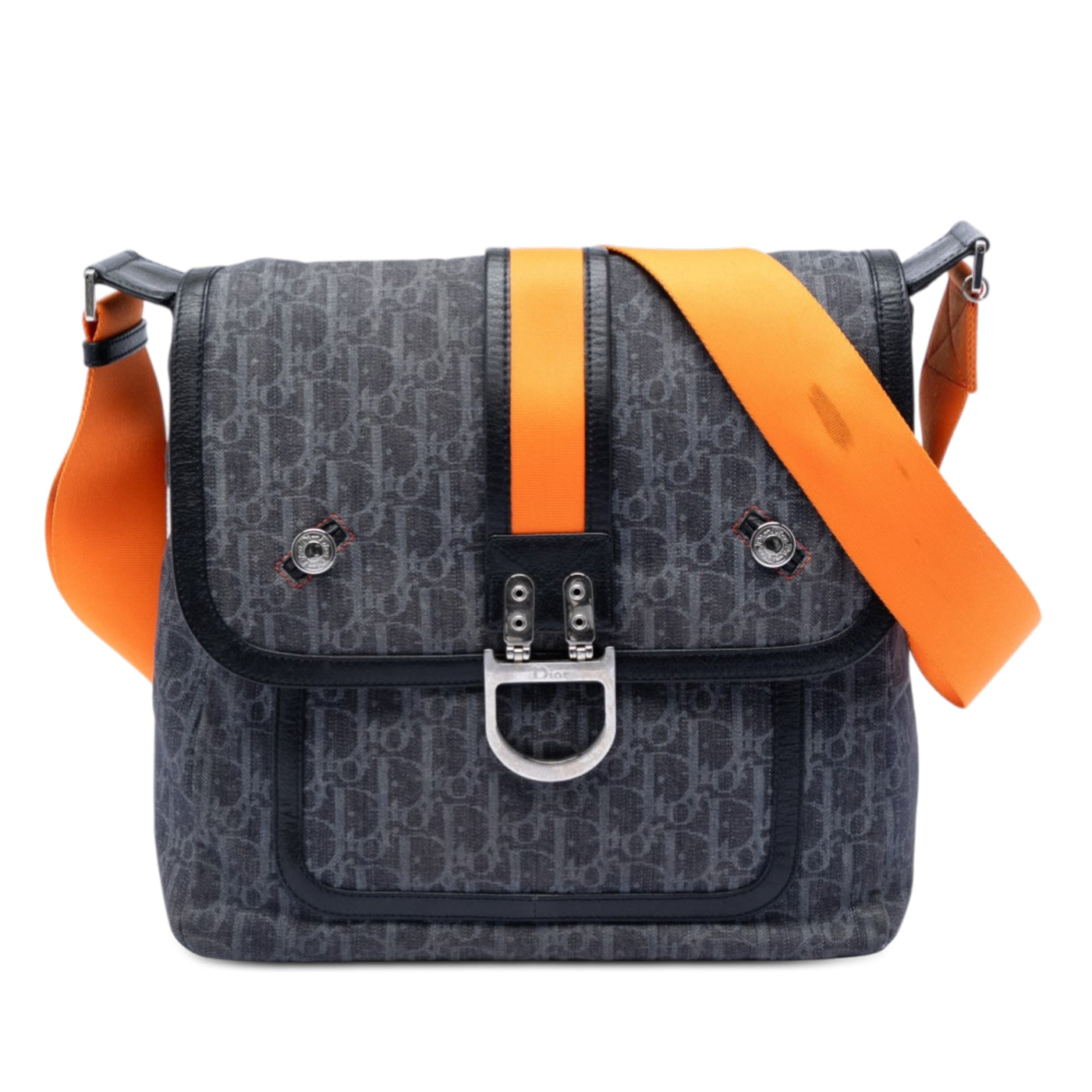Diorissimo Denim Flight Messenger Bag - Image 1