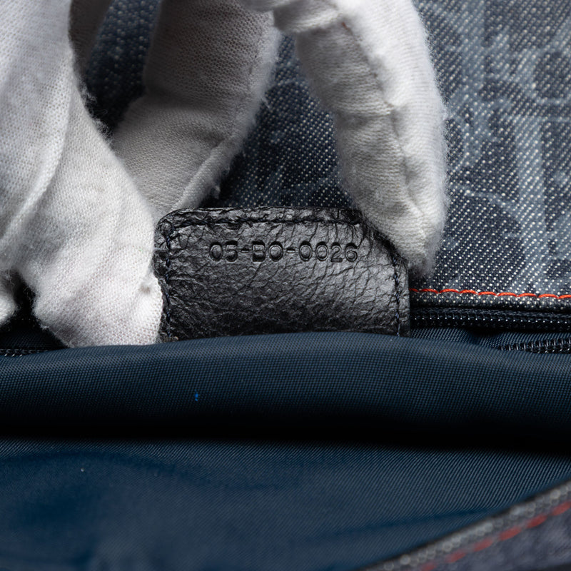 Diorissimo Denim Flight Messenger Bag - Image 6