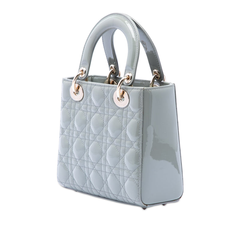 Small Patent Cannage Lady Dior - Image 2