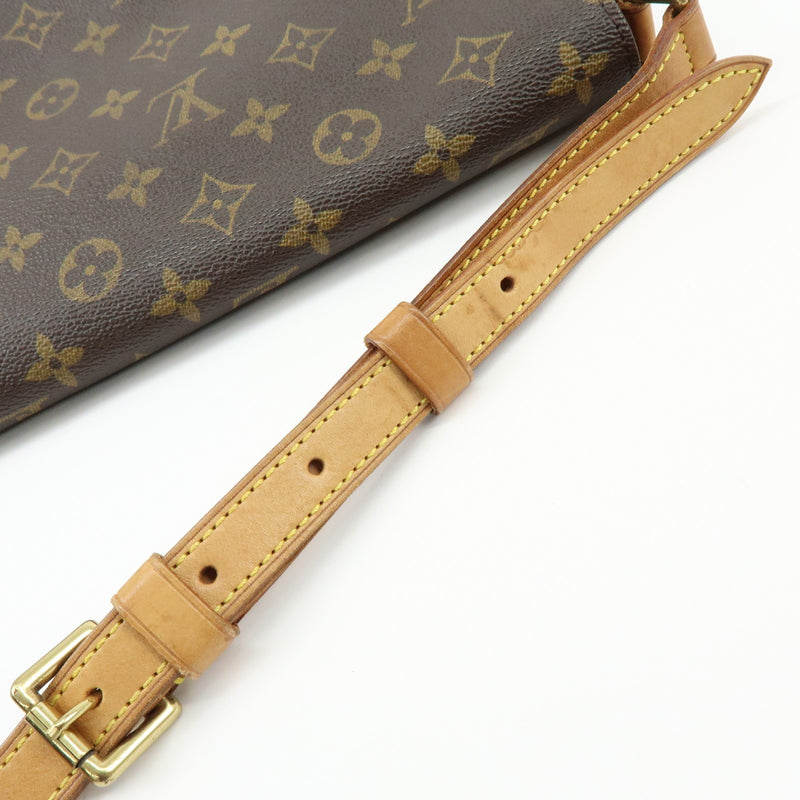 Louis Vuitton Musette Tango Monogram Canvas Brown Bag