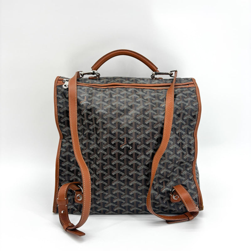 Goyard Saint Leger Briefcase Coated Canvas Black Bag