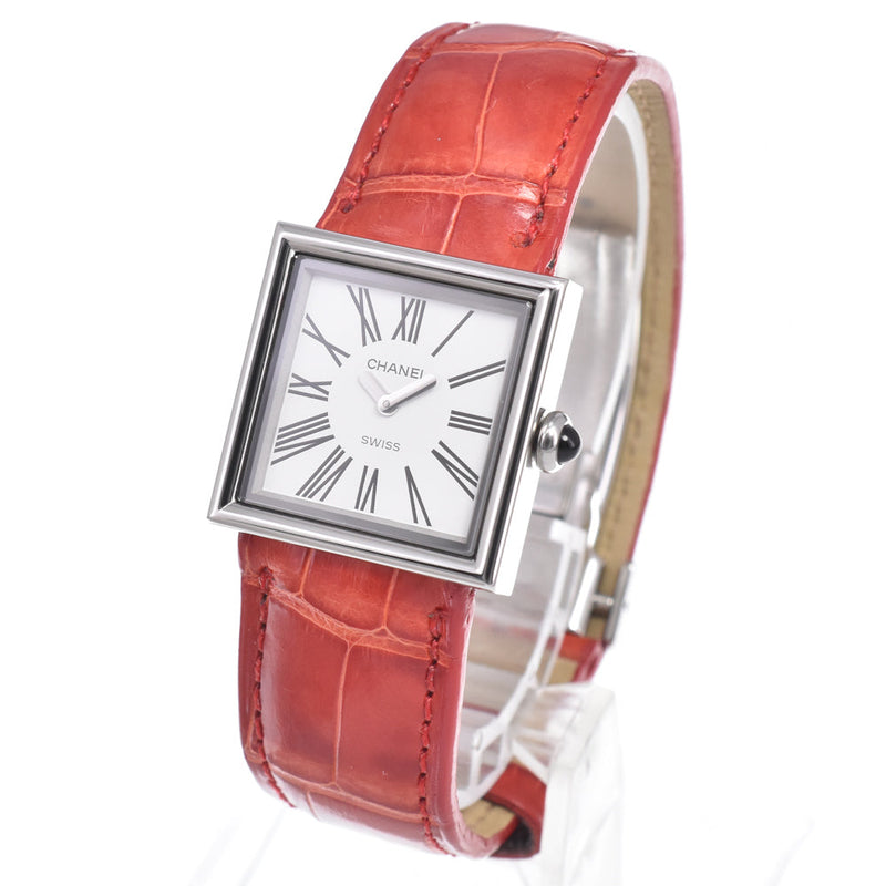Chanel Vintage Mademoiselle Quartz Leather & Steel Watches