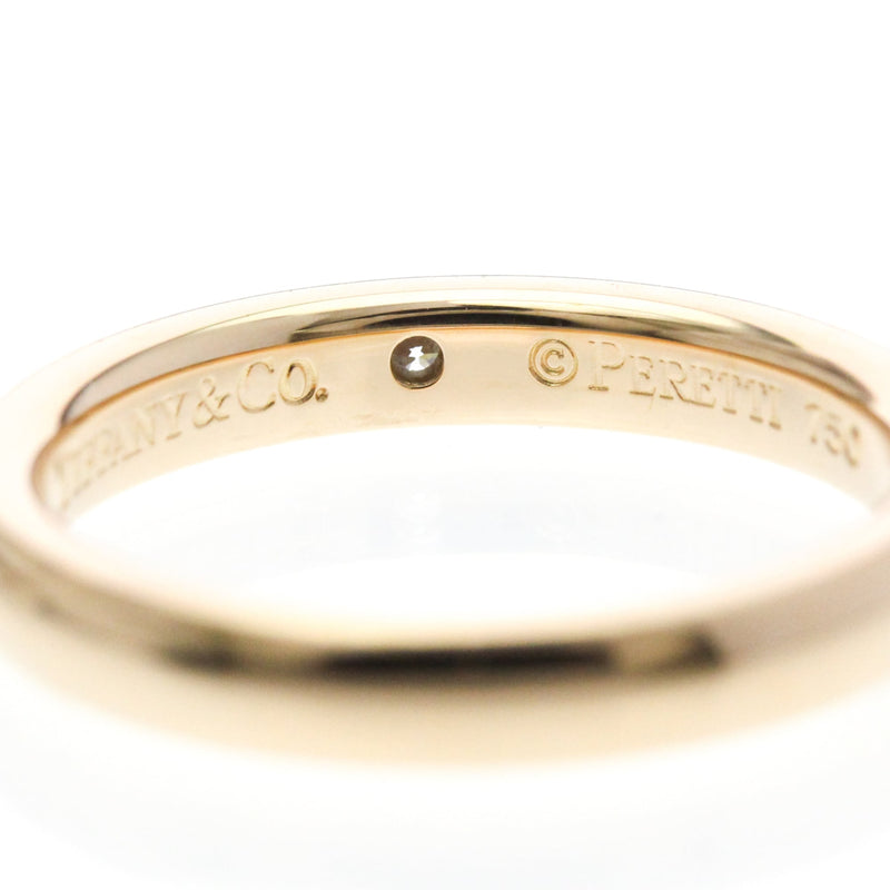 Tiffany & Co. Elsa Peretti 1 Diamond Stacking Band 18k Rose Gold With Pink_gold Bijoux