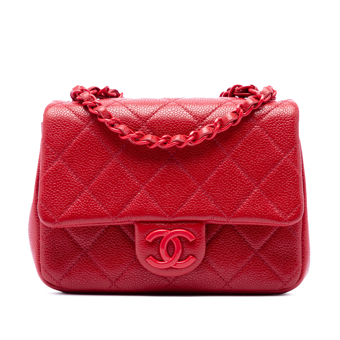 Mini Square Caviar Incognito Flap - Image 1