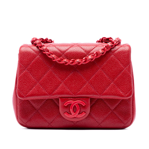 Mini Square Caviar Incognito Flap - Image 1