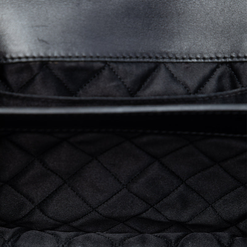Small Lambskin Beaded Crystal Flap - Image 4