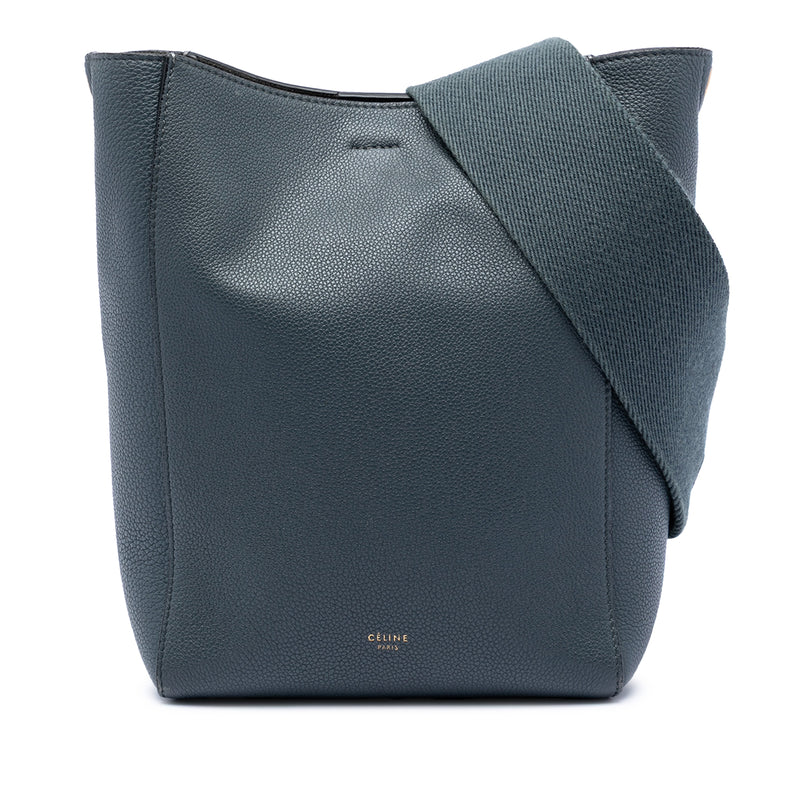 Small Soft Grained Calfskin Seau Sangle Bucket Bag