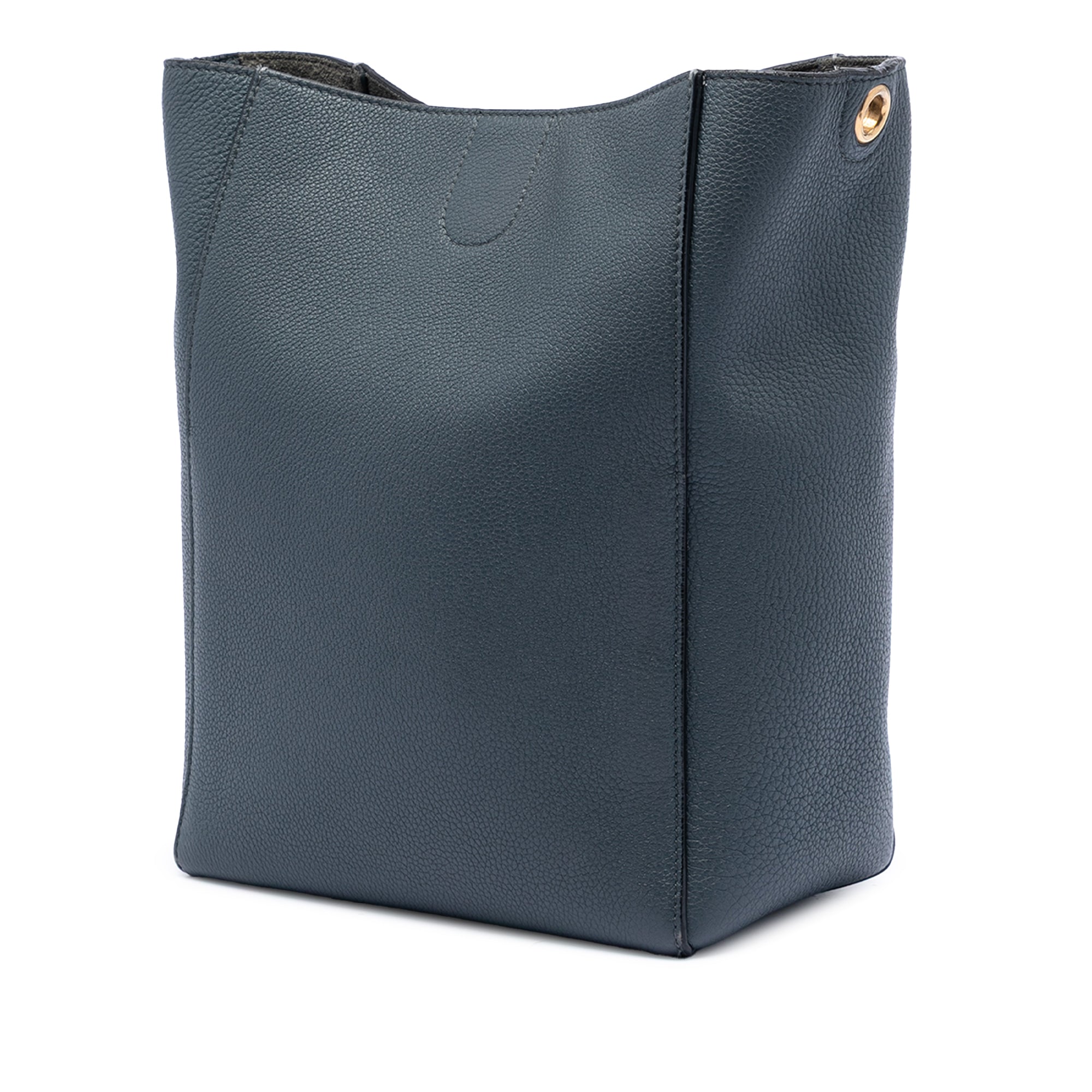 Small Soft Grained Calfskin Seau Sangle Bucket Bag - Image 2