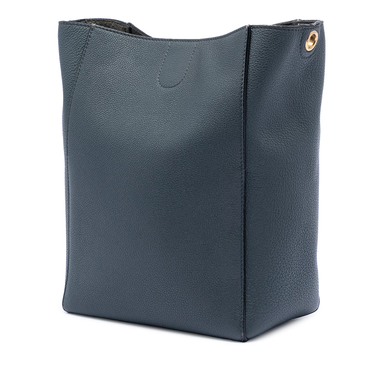 Small Soft Grained Calfskin Seau Sangle Bucket Bag - Image 2